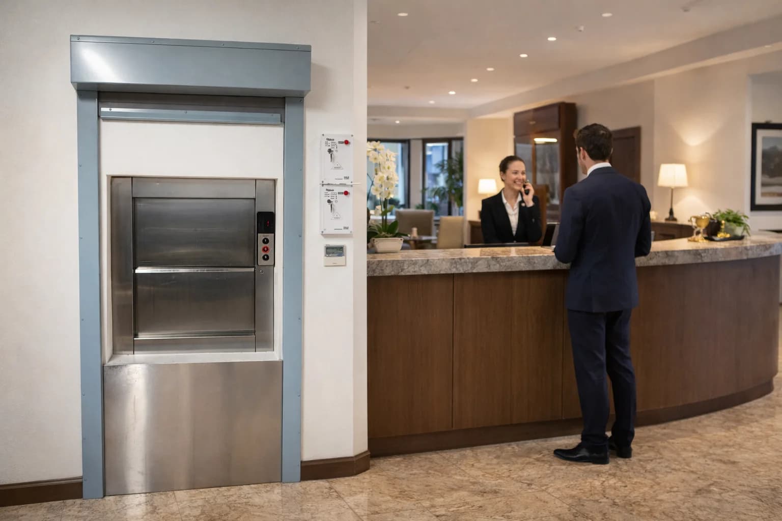 Dumbwaiter services for hotels in the UK